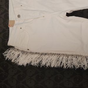 Levis Fringe Skinny Jeans
